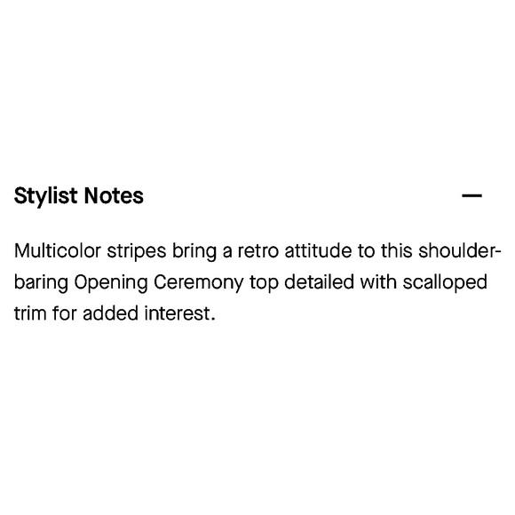 EUC Stripe Off The Shoulder Top - Picture 5 of 6